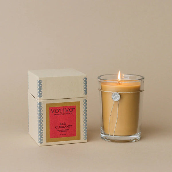 Votivo 16.2oz Aromatic Candle-Red Currant