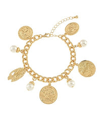 Sunken Treasure Coin Charm Bracelet