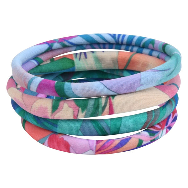 Bamboo Hair Ties-Set of 4-2 Colors