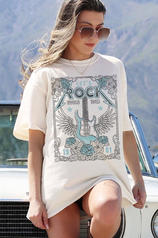 WILD WEST COWBOY OVERSIZED GRAPHIC TEE