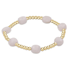 enewton Admire Gold 3mm Bead Bracelets Faceted Stones -Regular or Extends- Multiple Colors