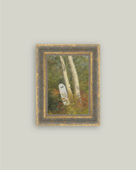 Framed Autumn Woods Ghost