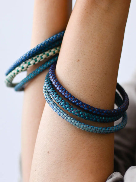 Raffia Bangles-3 Colors