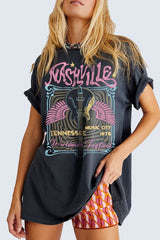 NASHVILLE TENNESSEE OVERSIZED GRAPHIC TEE