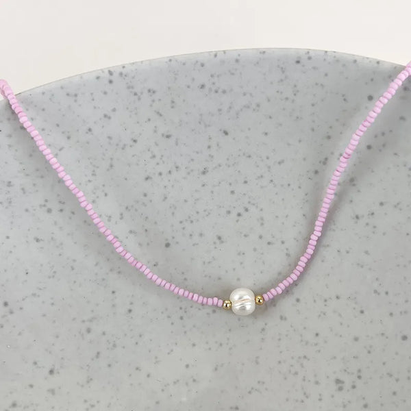 Boho Pearl Necklace-Many Options