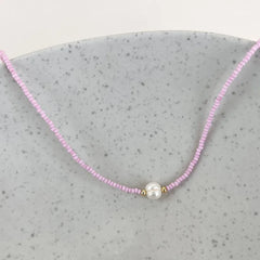 Boho Pearl Necklace-Many Options
