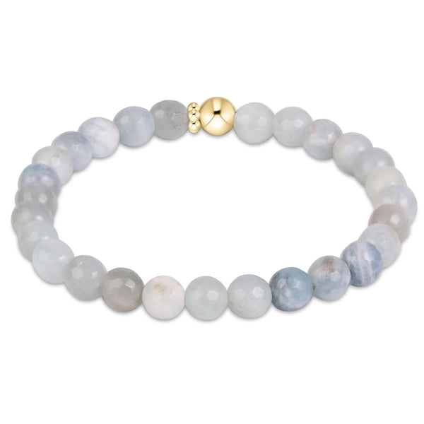 enewton - classic gemstone 6mm bracelet - aquamarine