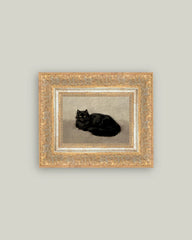 Framed Black Cat