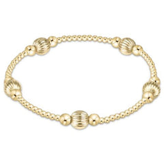 enewton 6.25" Purpose Dignity 6mm Bead Bracelet - Gold