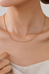 Stainless Steel Tarnish Free Waterproof Necklaces - 6 Styles