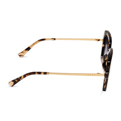 DIFF Sandra Espresso Tortoise Grey Gradient Sunglasses