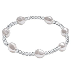 enewton admire sterling 3mm bead bracelet-extends-pearl