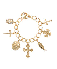 Blessed Charm Bracelet-Gold or Silver