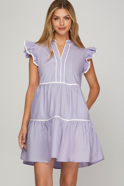 French Lilac Dress