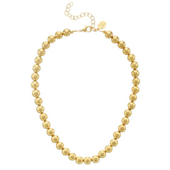 Margaret Gold Bead Necklace