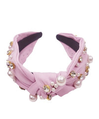 Pearl and Rhinestone Headbands - 9 Colors