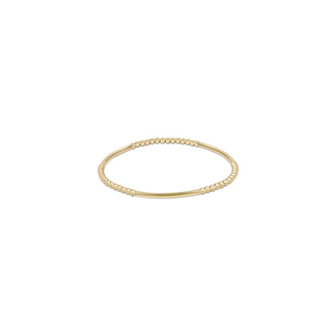 enewton classic gold 3mm bead bracelet - love gold disc