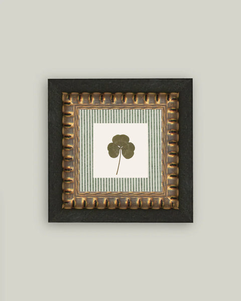 Framed Clover on Stripe