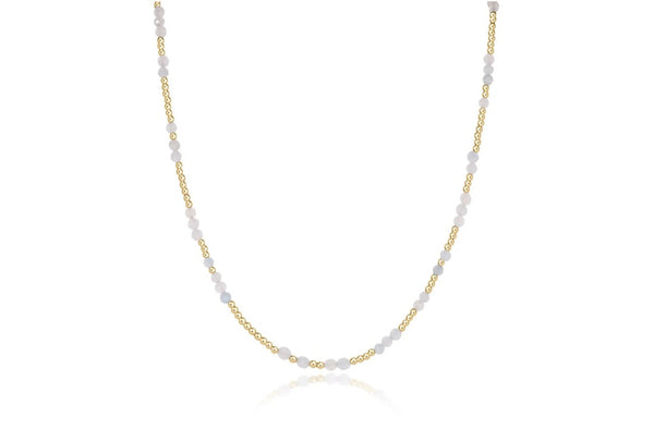 enewton Hope Unwritten Gemstone 15" Choker-Aquamarine