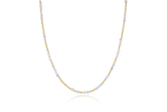 enewton Hope Unwritten Gemstone 15" Choker-Aquamarine