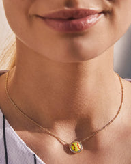 Kendra Scott Softball Gold Short Pendant Necklace