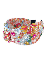 Floral Rhinestone Headband-3 Colors