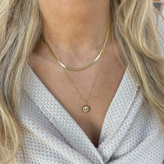 Nikki Smith 3mm Herringbone Necklace
