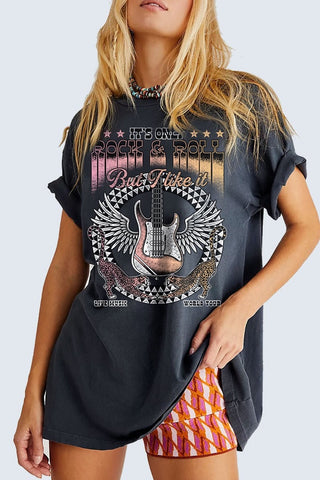 WILD WEST COWBOY OVERSIZED GRAPHIC TEE