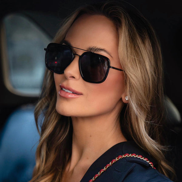 Diff Jordan Black + Grey Polarized Sunglasses