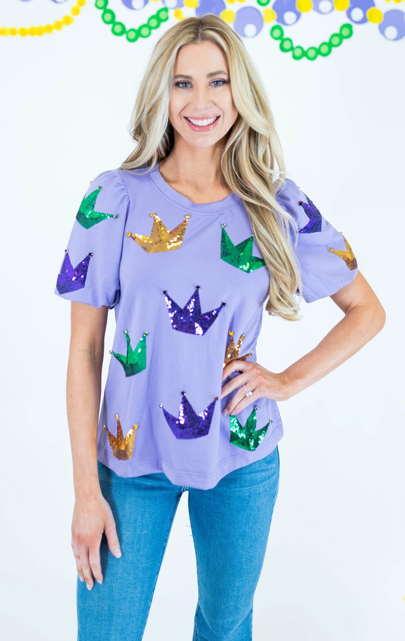 Mary Square Tina Top - Crowns