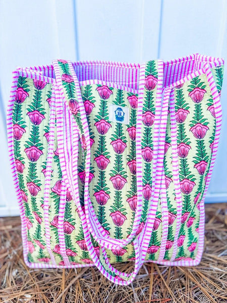 Block Print Travel Bags-Multiple Options
