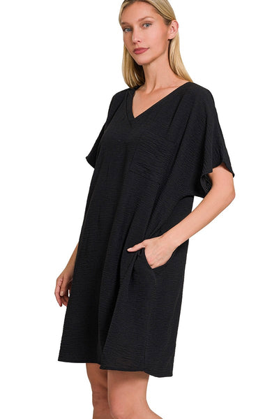 Anna Woven Airflow Dress-4 Colors