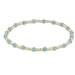 enewton Gemstone Gold Sincerity Pattern 3mm Bracelets - Multiple Colors