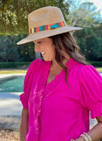 Carter Hat with Printed Band