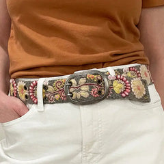 Jenny Krauss Embroidered Wool Belts-Multiple Options