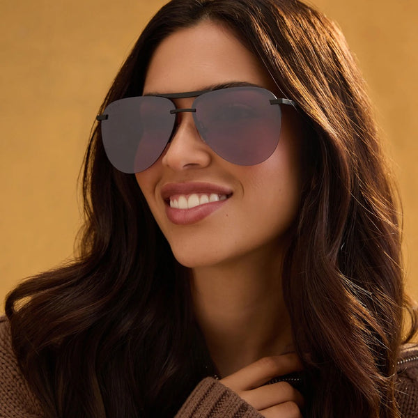 Diff Tahoe Matte Black Black Temple Tips Aubergine Silver Flash Sunglasses