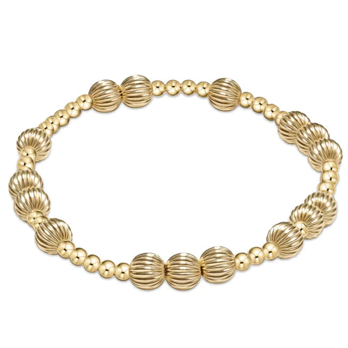 enewton hope unwritten dignity 6mm bead bracelet - gold