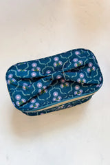 Mary Square Kiss and Makeup Bag- Venice Vines