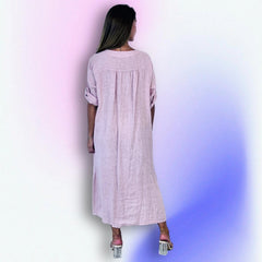 Nina Spanish Linen Dress