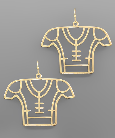 Gold Game Day Silhouette Earrings - 2 Styles