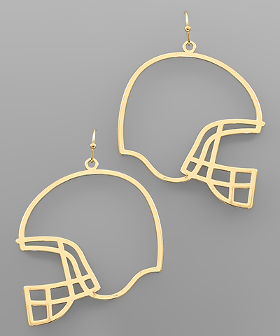 Gold Game Day Silhouette Earrings - 2 Styles