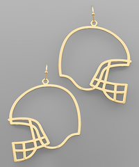 Gold Game Day Silhouette Earrings - 2 Styles