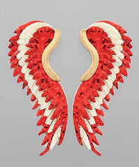 Gameday Wings Earrings - 6 Colors
