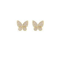 Bejeweled Butterfly Earrings