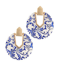 Blue and White Earrings - 5 Styles