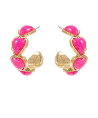 Heart Hoops - 3 Colors