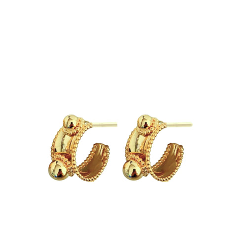 Golden Wreath Earrings