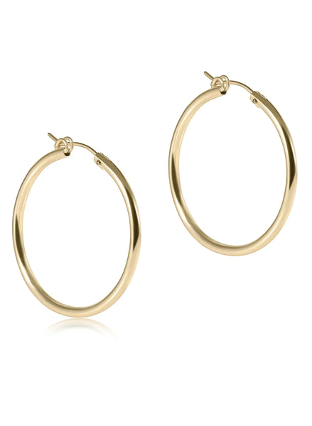 Enewton - Round Gold 1.25" Hoop - Smooth