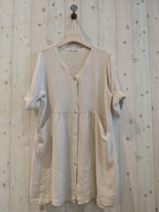 Ayda Spanish Linen Dress