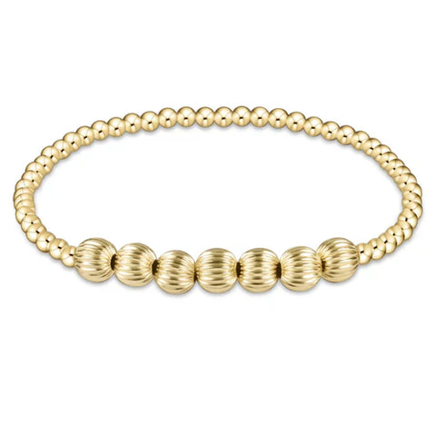 enewton classic gold 4mm bead bangle